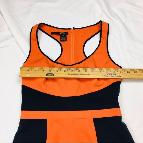 Jay Godfrey Color Block Sheath Mini Dress - Picture 7 of 10